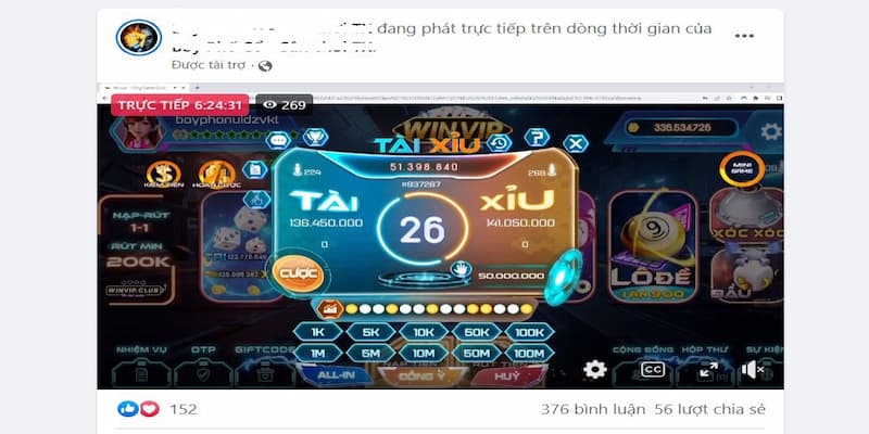 Game tài xỉu rút tiền mặt uy tín